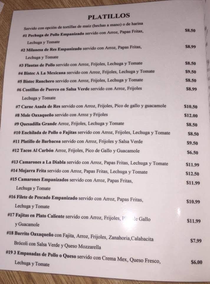 Restaurante Oaxaqueño | restaurant | 2500 NE Seward Ave, Topeka, KS 66616, USA | 7855816215 OR +1 785-581-6215