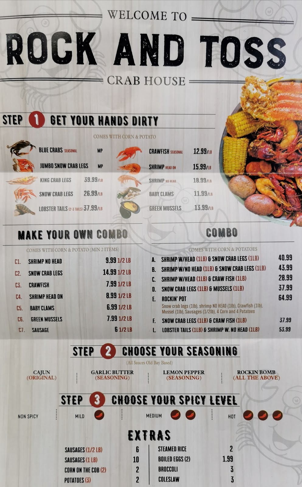 Rock & Toss Crab House - Waldorf | restaurant | 2928 Festival Way, Waldorf, MD 20601, USA | 3016388899 OR +1 301-638-8899