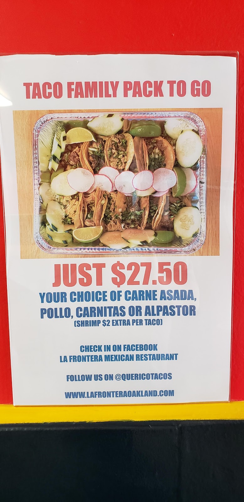 La Frontera Mexican Restaurant | restaurant | 4481 International Blvd, Oakland, CA 94601, USA | 5109964395 OR +1 510-996-4395