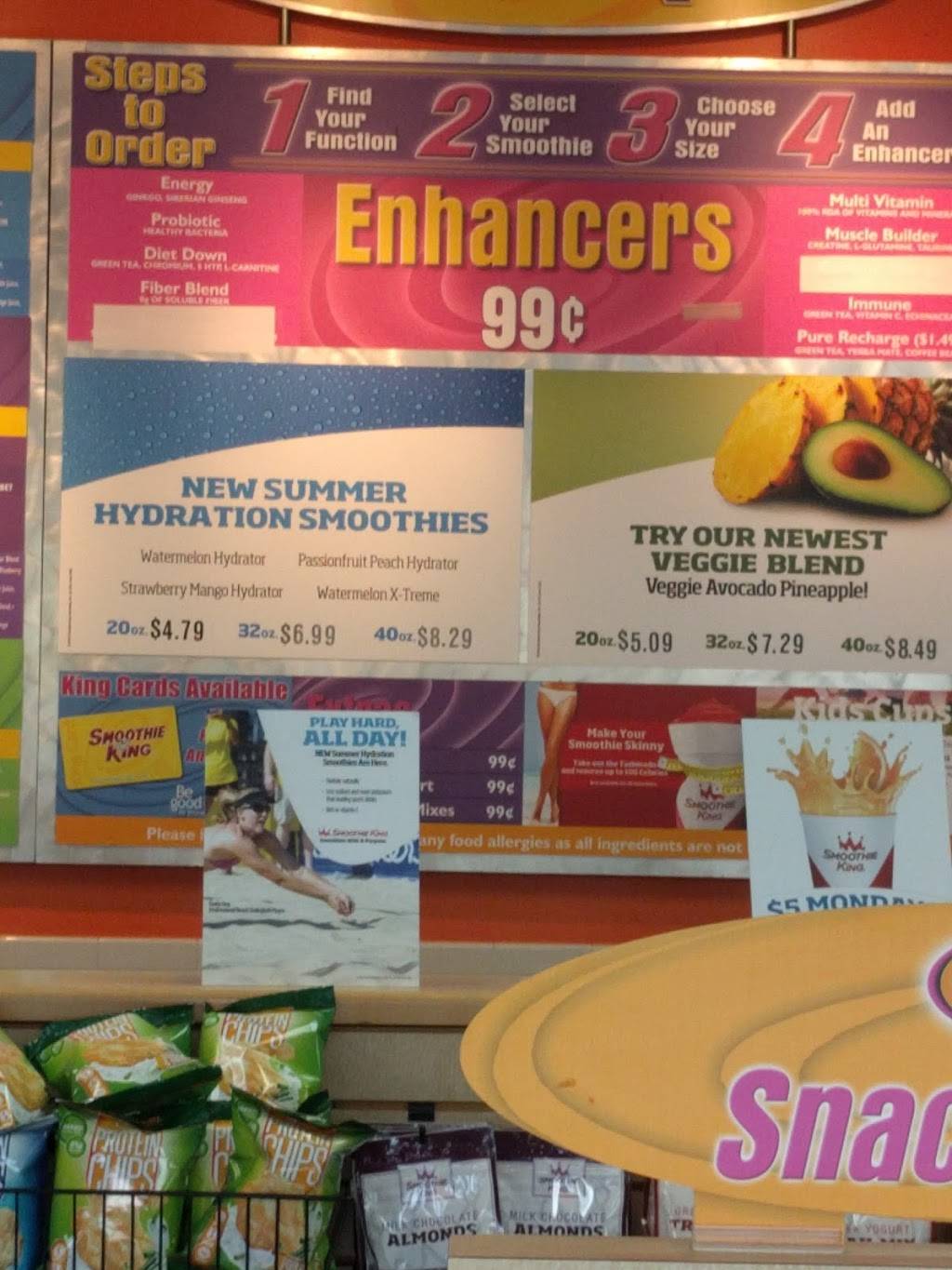 Smoothie King | restaurant | 1000 S Clearview Pkwy #1004, Harahan, LA 70123, USA | 5047341442 OR +1 504-734-1442