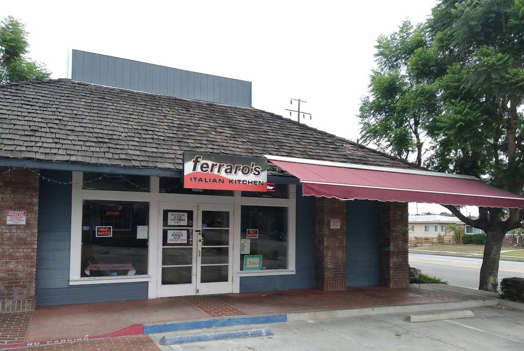 Ferraro’s Italian Kitchen | restaurant | 6759 E Carson St, Lakewood, CA 90713, USA | 5623165946 OR +1 562-316-5946