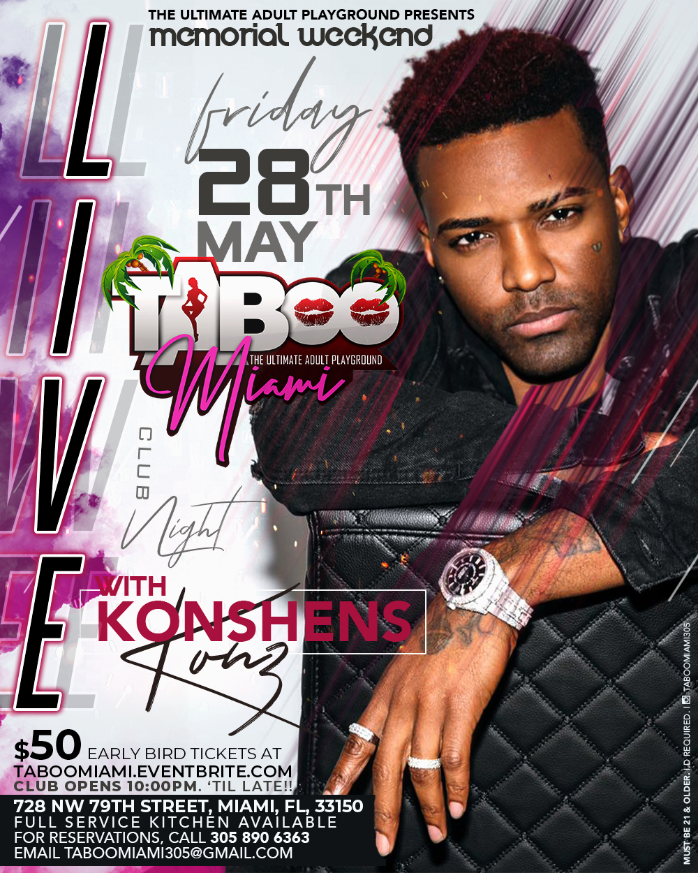 Taboo Miami | night club | 2657 NW 36th St, Miami, FL 33142, USA | 3058906363 OR +1 305-890-6363