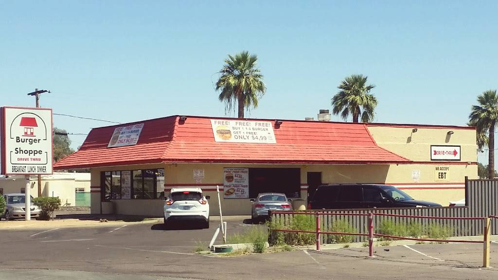 Burger Shoppe | restaurant | 3423 W Thomas Rd, Phoenix, AZ 85017, USA | 6022724171 OR +1 602-272-4171