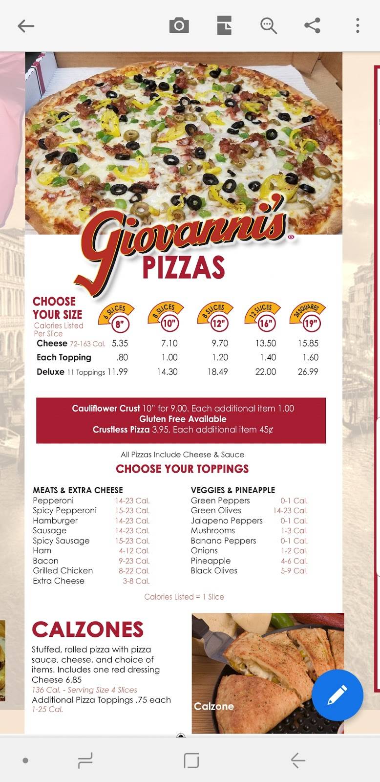Giovannis Pizza of Huntington | restaurant | 2002 3rd Ave, Huntington, WV 25703, USA | 6813783459 OR +1 681-378-3459