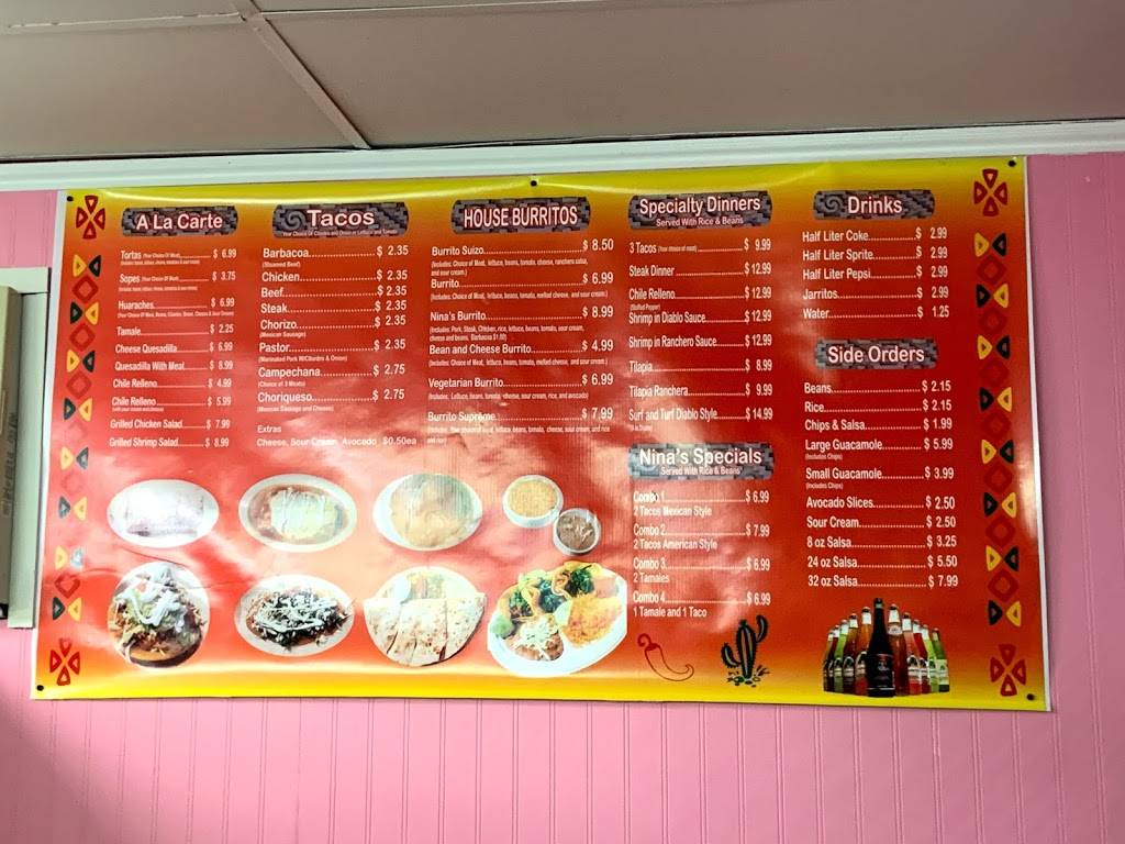 Nina’s Tacos | restaurant | 518 Main St, Kirkland, IL 60146, USA | 8155220112 OR +1 815-522-0112