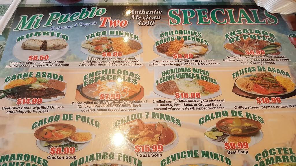 Mi Pueblo Two Restaurant | restaurant | 2113 W Touhy Ave, Chicago, IL 60645, USA | 7734658010 OR +1 773-465-8010