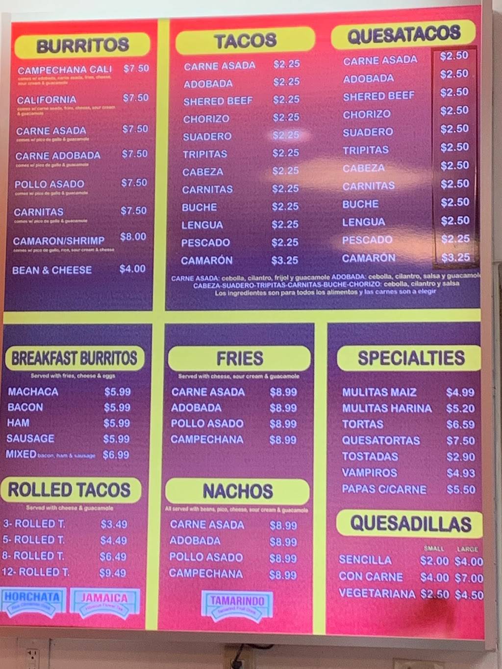 Taqueria Los Famosos | restaurant | 2220 E Plaza Blvd T-1, National City, CA 91950, USA | 6192592649 OR +1 619-259-2649