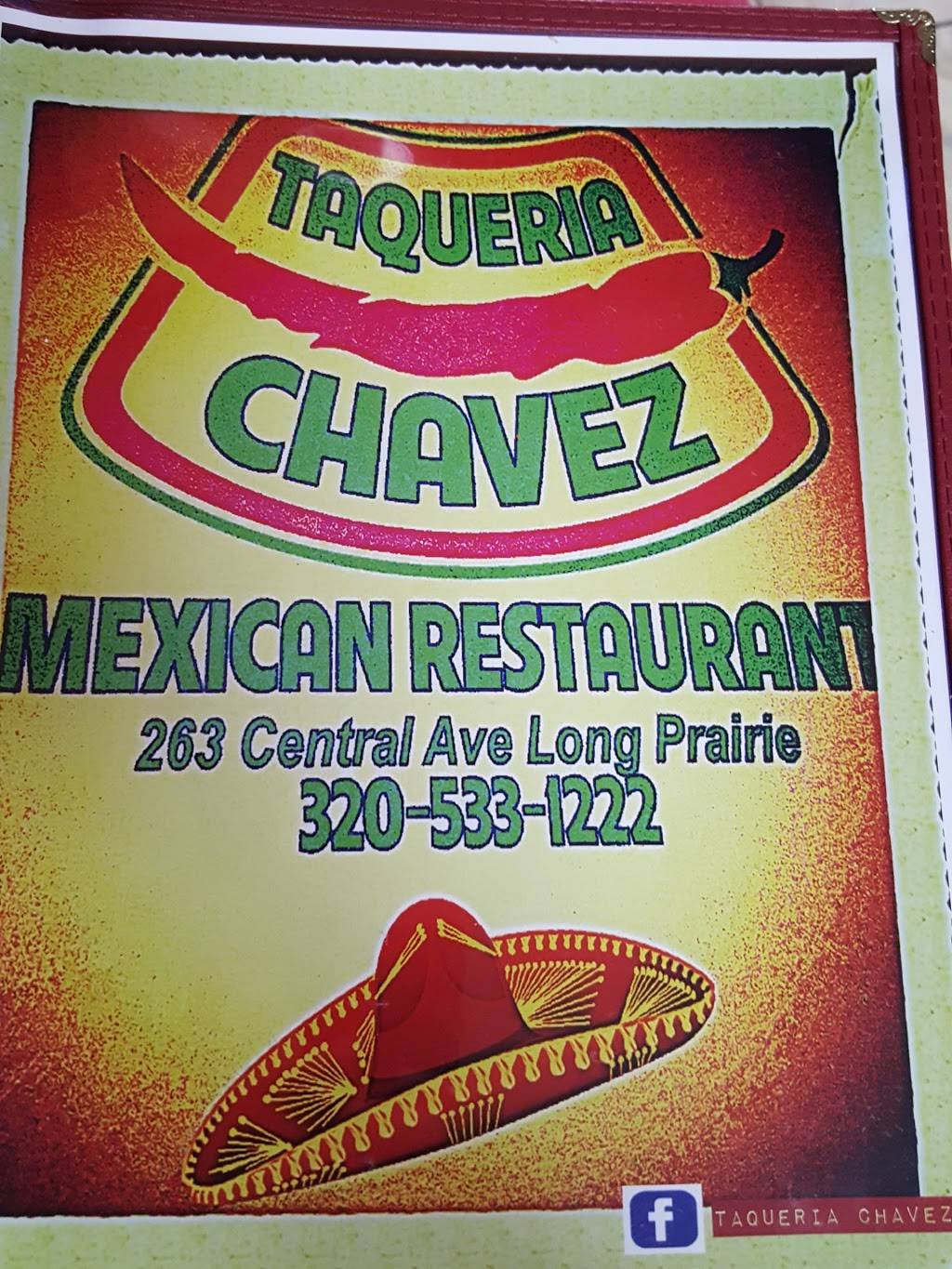 Taqueria Chavez | restaurant | 263 Central Ave, Long Prairie, MN 56347, USA | 3205331222 OR +1 320-533-1222