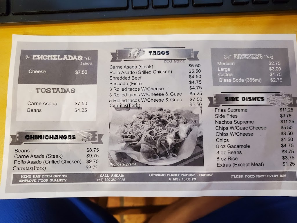 Nicos Mexican Food | restaurant | 4960 N Sabino Canyon Rd, Tucson, AZ 85750, USA | 5203829225 OR +1 520-382-9225