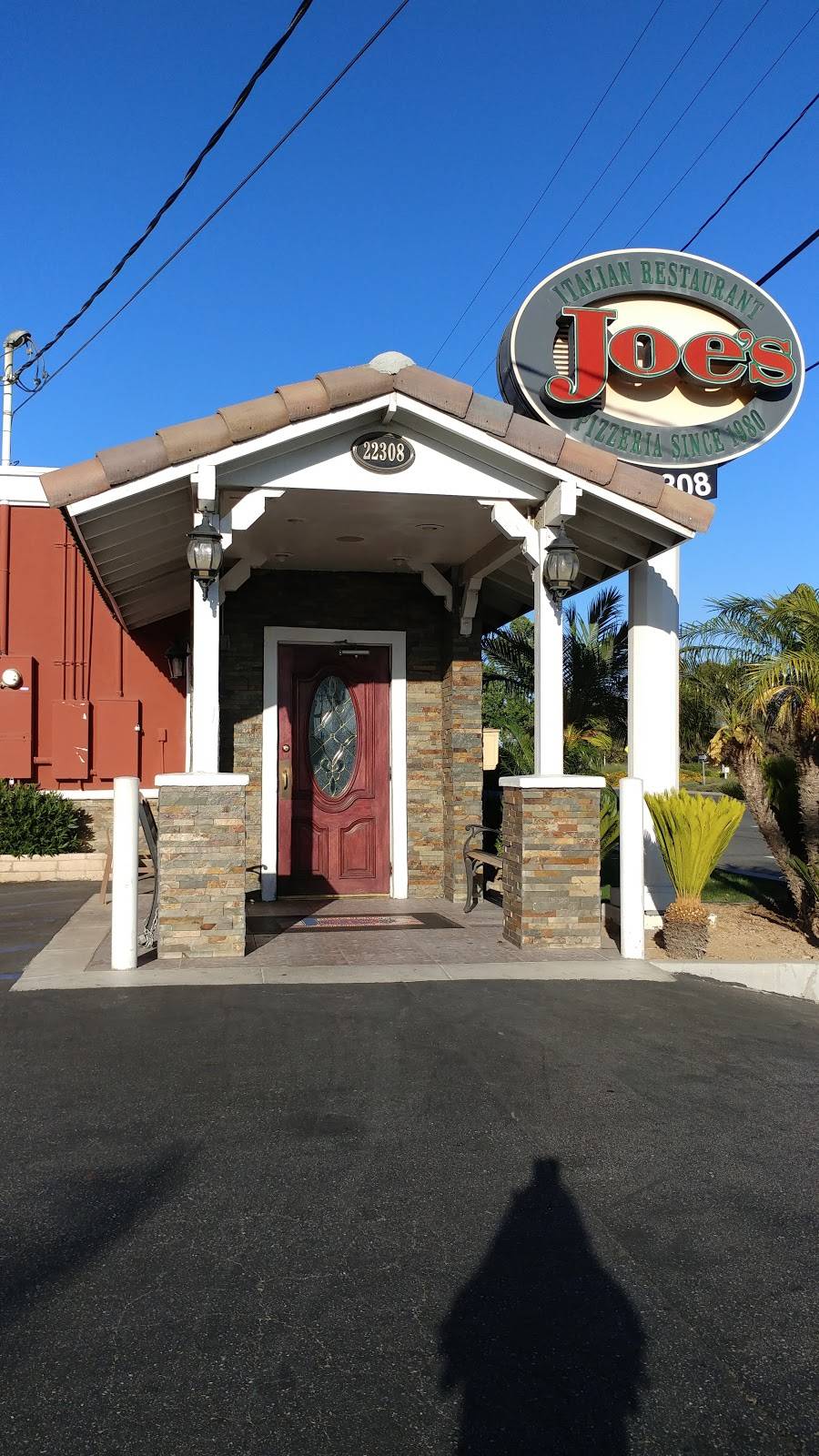 Joes Italian Restaurant | restaurant | 22308 Alessandro Blvd, Moreno Valley, CA 92553, USA | 9516533093 OR +1 951-653-3093