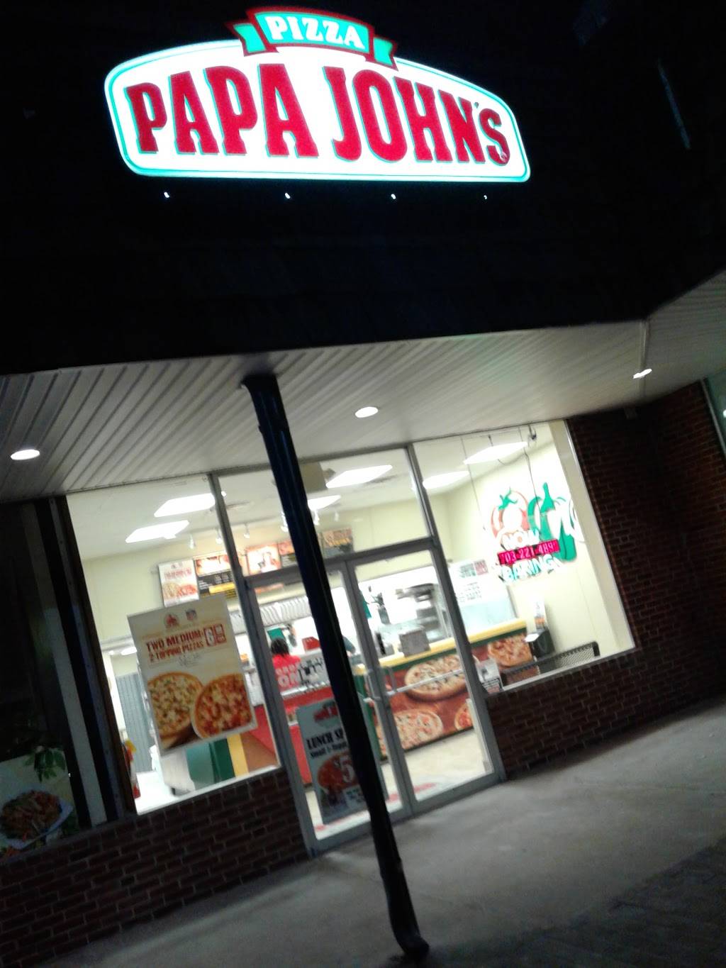 Papa Johns Pizza | restaurant | 18085 Triangle Shopping Plaza, Dumfries, VA 22026, USA | 7032214899 OR +1 703-221-4899