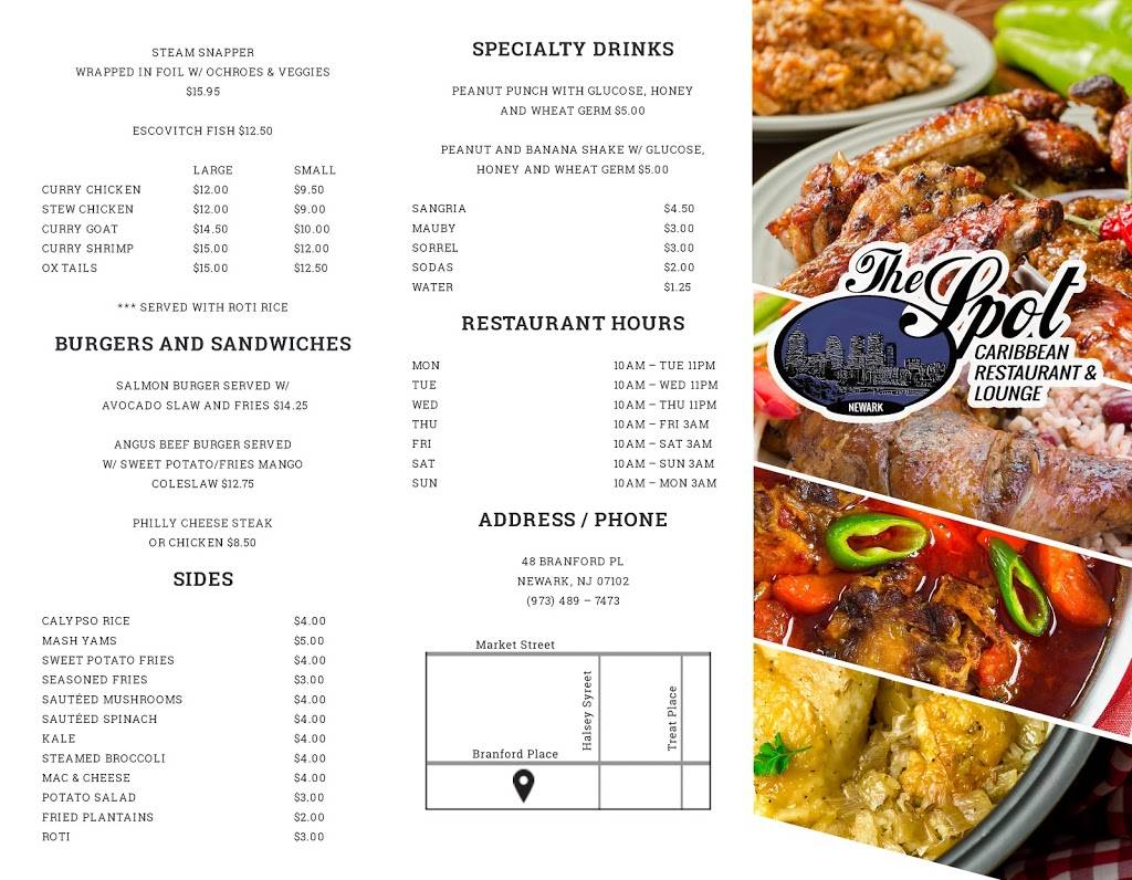 The Spot | restaurant | 48 Branford Pl, Newark, NJ 07102, USA | 9734897473 OR +1 973-489-7473