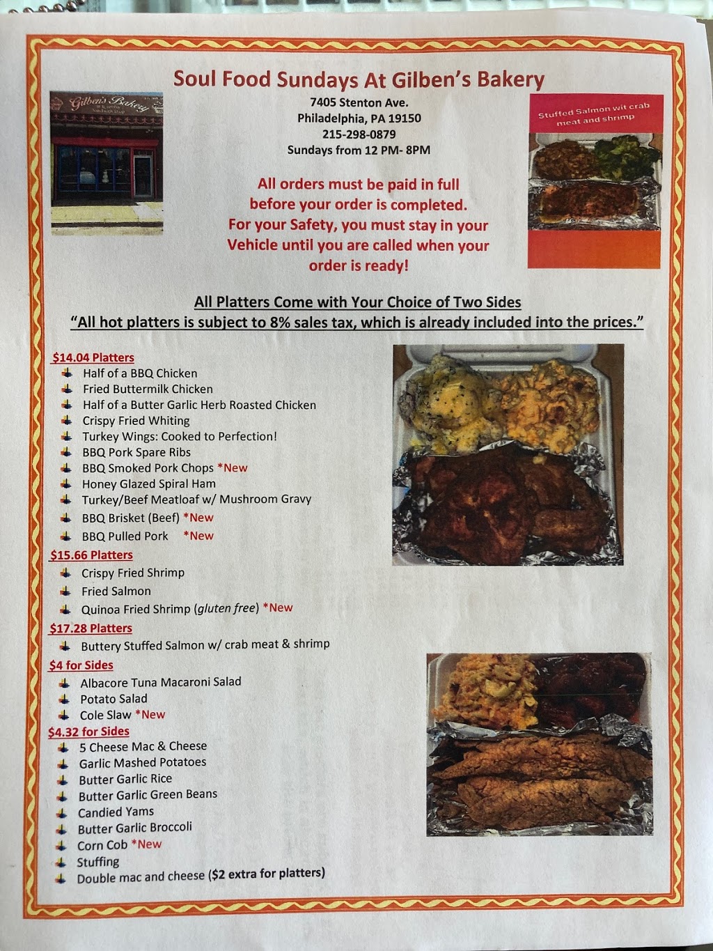 Gilbens Bakery and Specialty Sandwhich Shop | bakery | 7405 Stenton Ave, Philadelphia, PA 19150, USA | 2152980879 OR +1 215-298-0879