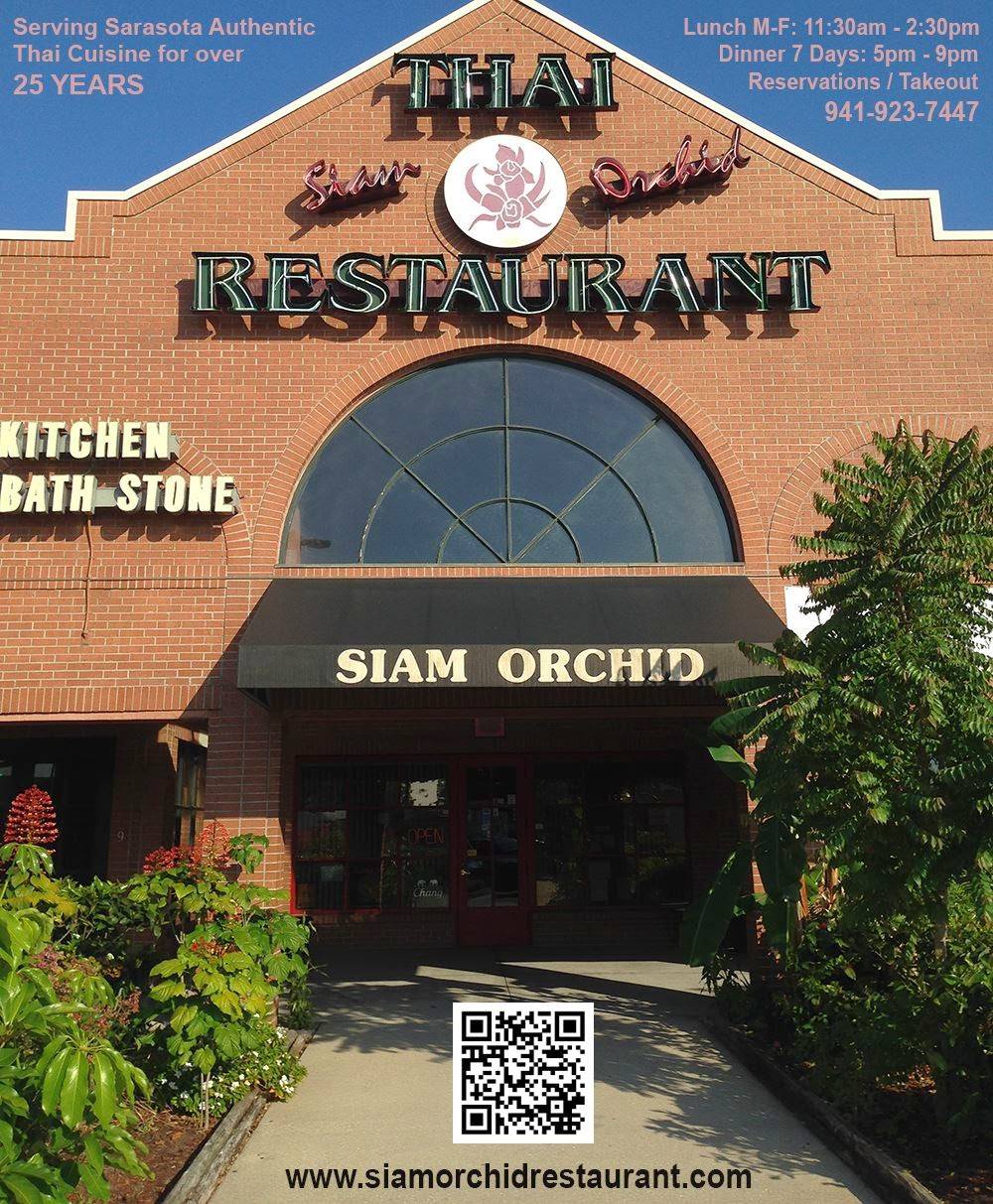 Siam Orchid | restaurant | 4141 S Tamiami Trail #10, Sarasota, FL 34231, USA | 9419237447 OR +1 941-923-7447