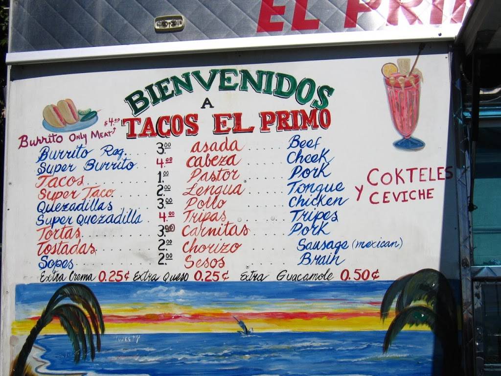 Tacos El Primo | restaurant | 133013009, Modesto, CA 95357, USA | 2094961519 OR +1 209-496-1519