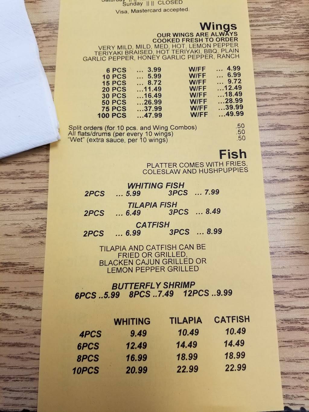 Wings & Seafood | restaurant | 1217 Metropolitan Pkwy SW, Atlanta, GA 30310, USA | 4047530005 OR +1 404-753-0005