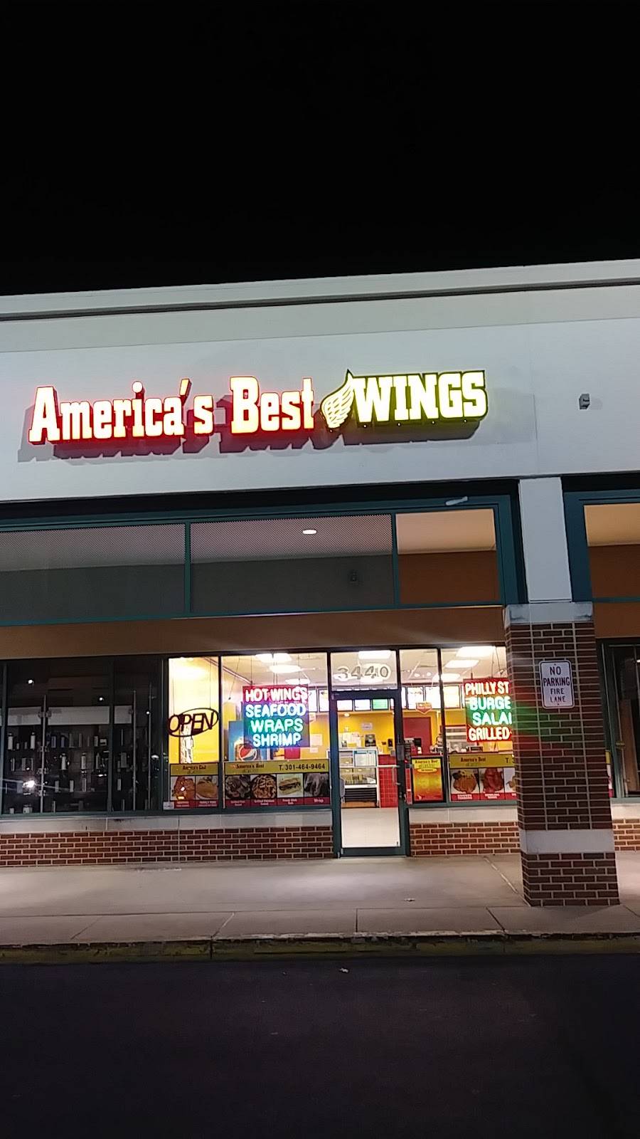 Americas Best Wings | restaurant | 3440 Crain Hwy, Bowie, MD 20716, USA | 3014649464 OR +1 301-464-9464