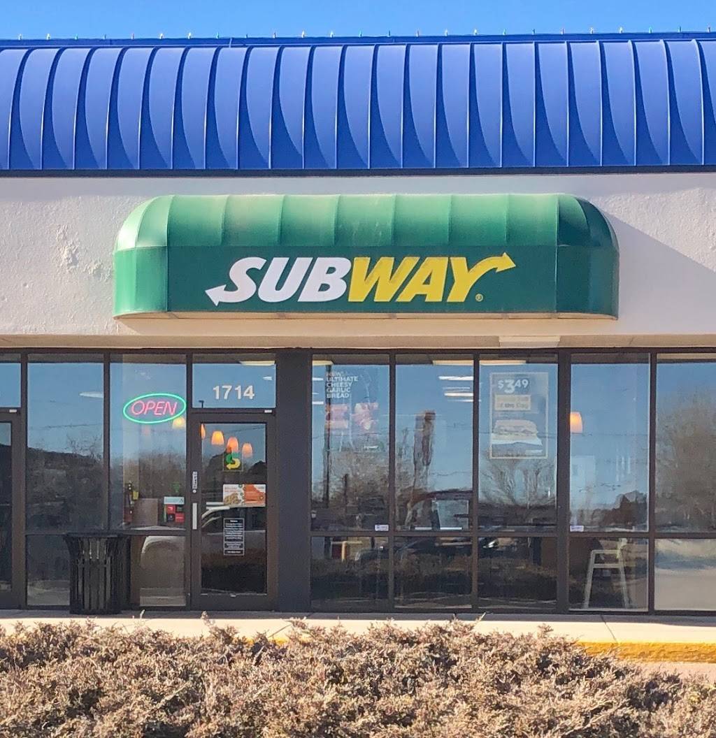 Subway | meal takeaway | 1714 S Circle Dr, Colorado Springs, CO 80910, USA | 7195209110 OR +1 719-520-9110