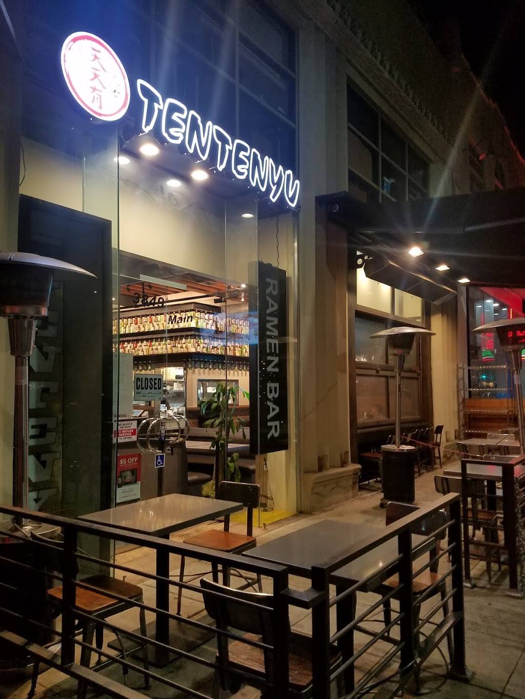 Tentenyu Ramen | restaurant | 3849 Main St, Culver City, CA 90232, USA | 4246034803 OR +1 424-603-4803