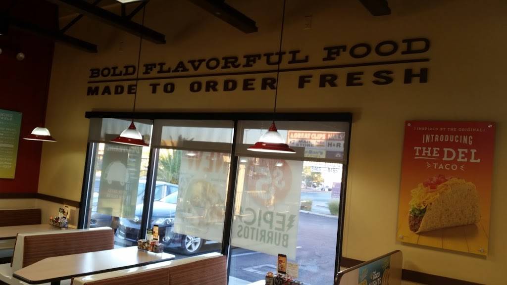Del Taco | meal takeaway | 8471 W Sahara Ave, Las Vegas, NV 89117, USA | 7022408450 OR +1 702-240-8450