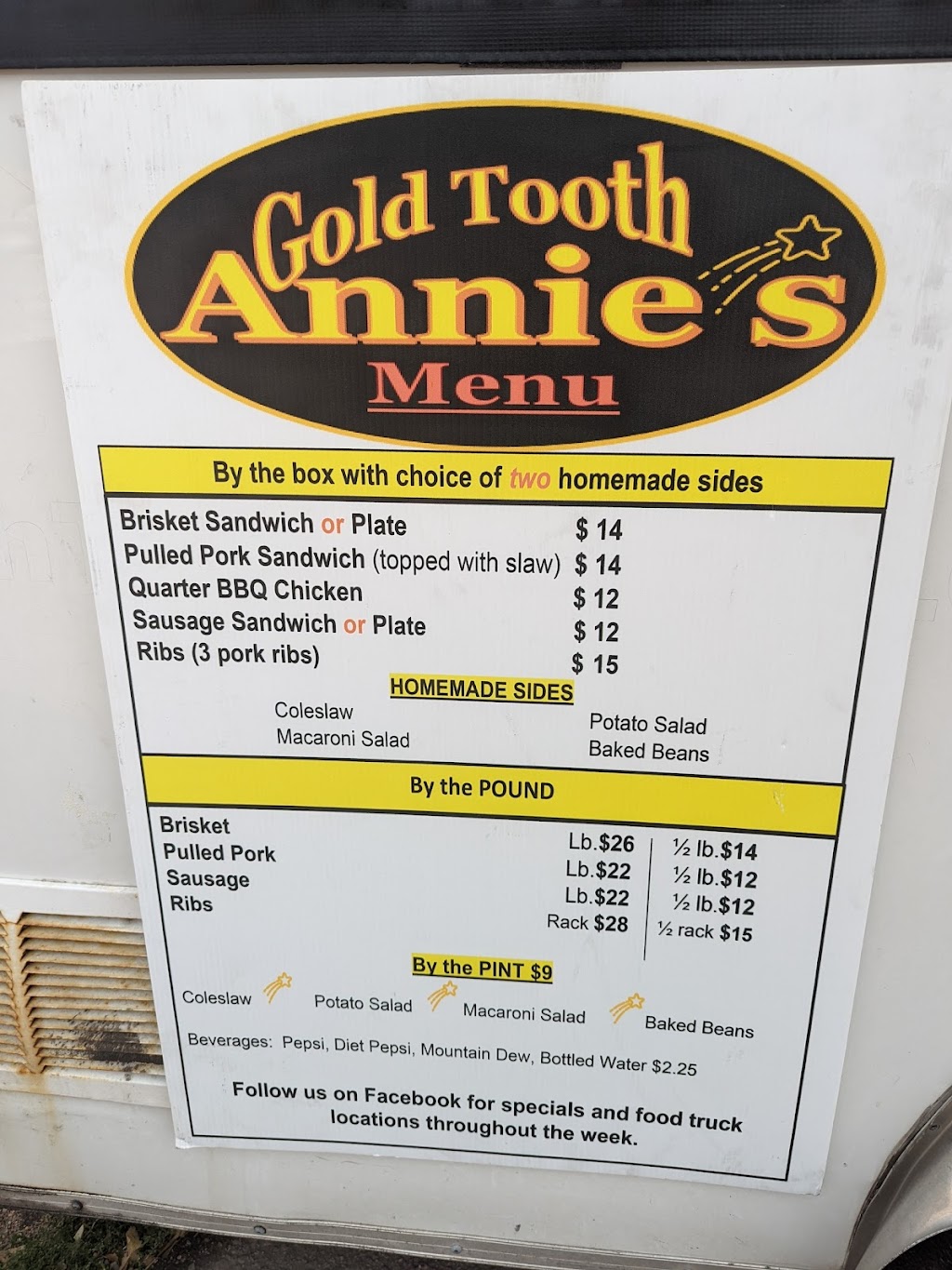 Gold Tooth Annies | restaurant | 205 Main St, Colorado Springs, CO 80911, USA | 7194533531 OR +1 719-453-3531