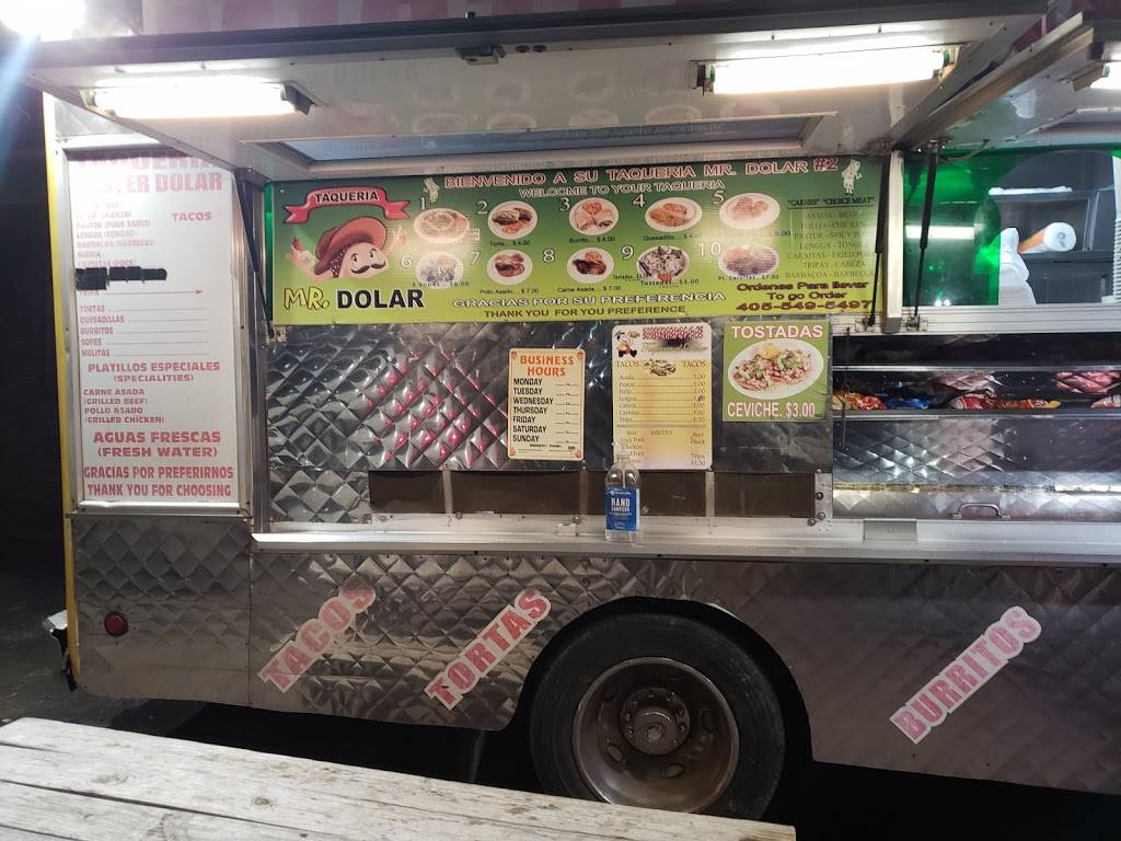 Mr Dolar #2 Taco Truck | restaurant | 5700 S Shields Blvd, Oklahoma City, OK 73129, USA | 4055495497 OR +1 405-549-5497