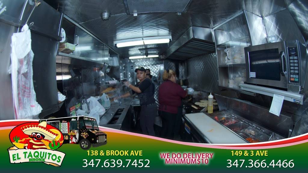 El Taquitos | restaurant | 138 Brook Ave, Bronx, NY 10454, USA | 3476397452 OR +1 347-639-7452