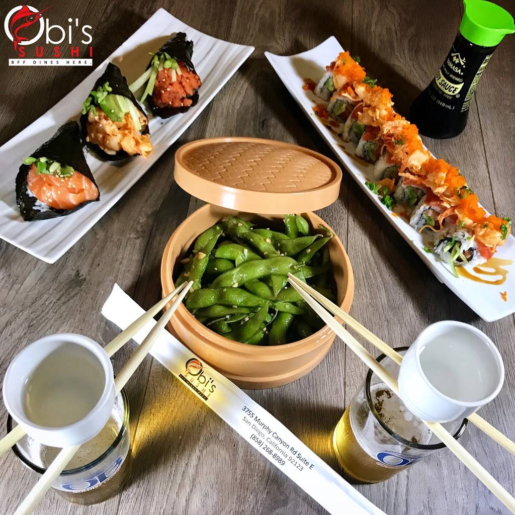 Obis Sushi | restaurant | 3755 Murphy Canyon Rd, San Diego, CA 92123, USA | 8582688989 OR +1 858-268-8989