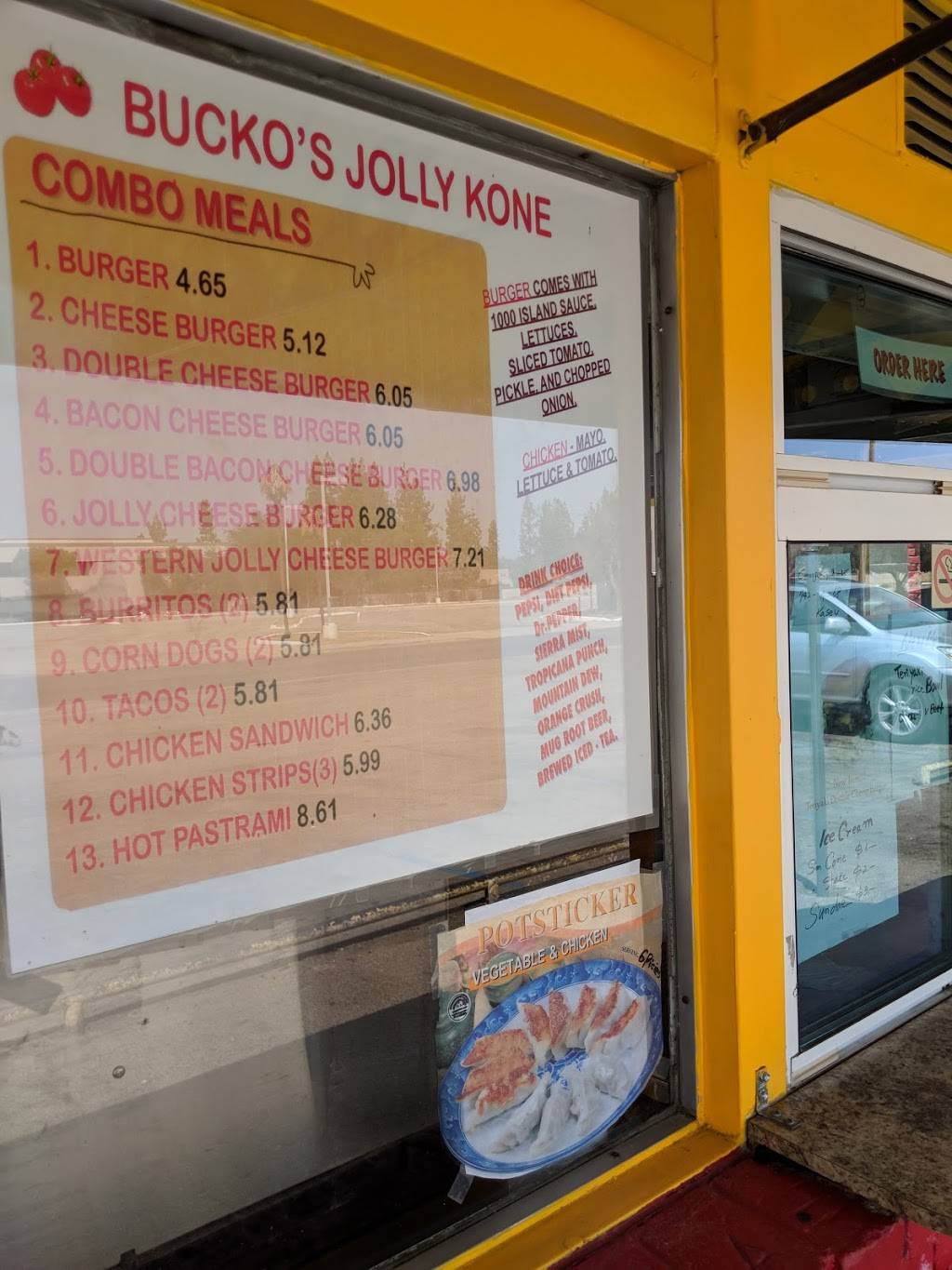Buckos Jolly Kone Drive In | restaurant | 924 34th St, Bakersfield, CA 93301, USA | 6613221731 OR +1 661-322-1731
