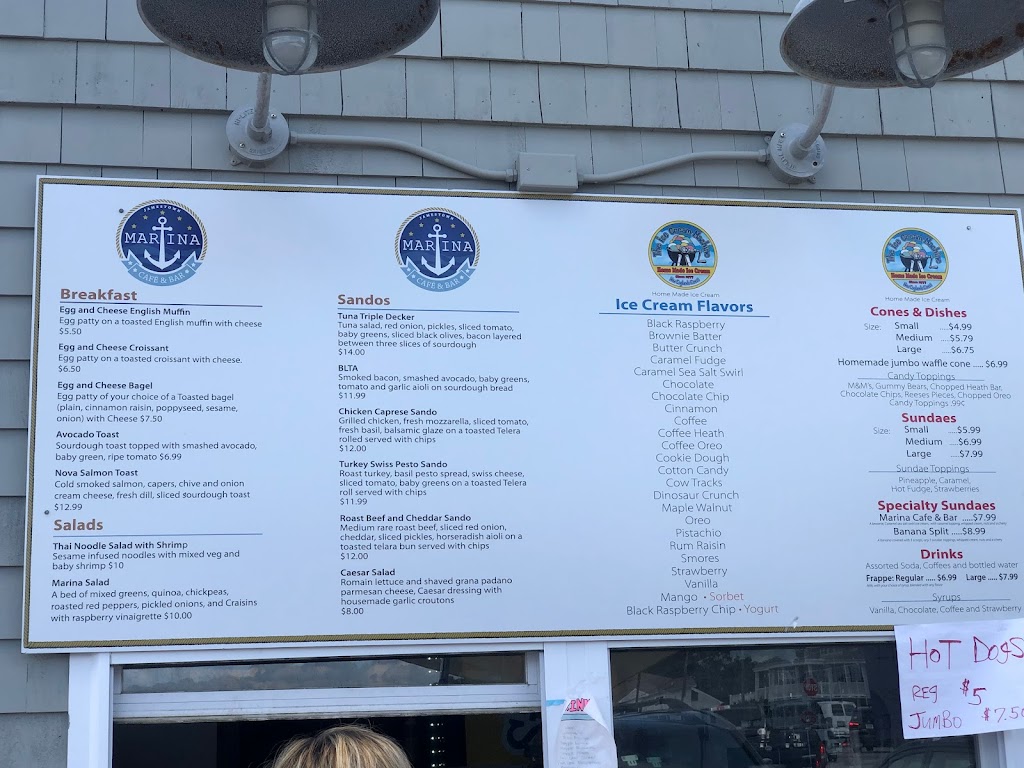 Jamestown Marina Cafe and Bar | restaurant | 3 E Ferry Wharf, Jamestown, RI 02835, USA | 4015604146 OR +1 401-560-4146