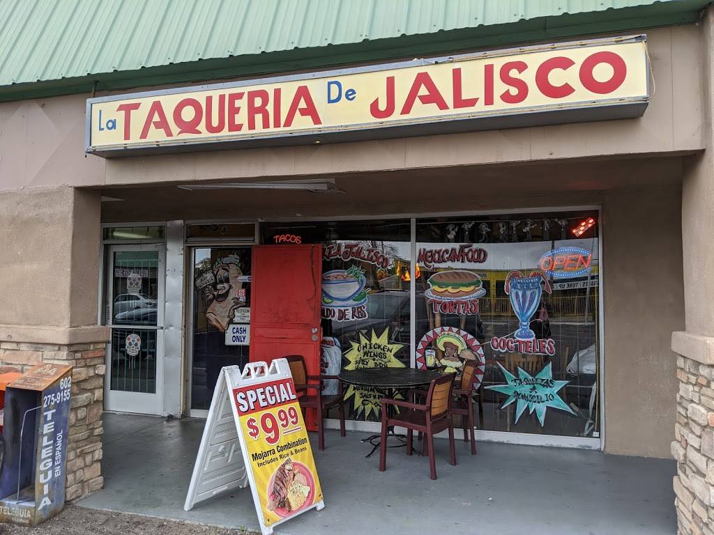 Taqueria de Jalisco | restaurant | 3015 E Thomas Rd, Phoenix, AZ 85016, USA | 6025860715 OR +1 602-586-0715
