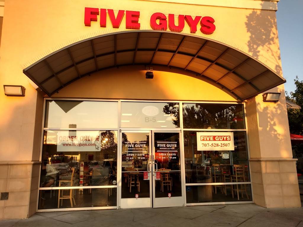Five Guys | meal takeaway | 2280 Mendocino Ave, Santa Rosa, CA 95401, USA | 7075282507 OR +1 707-528-2507
