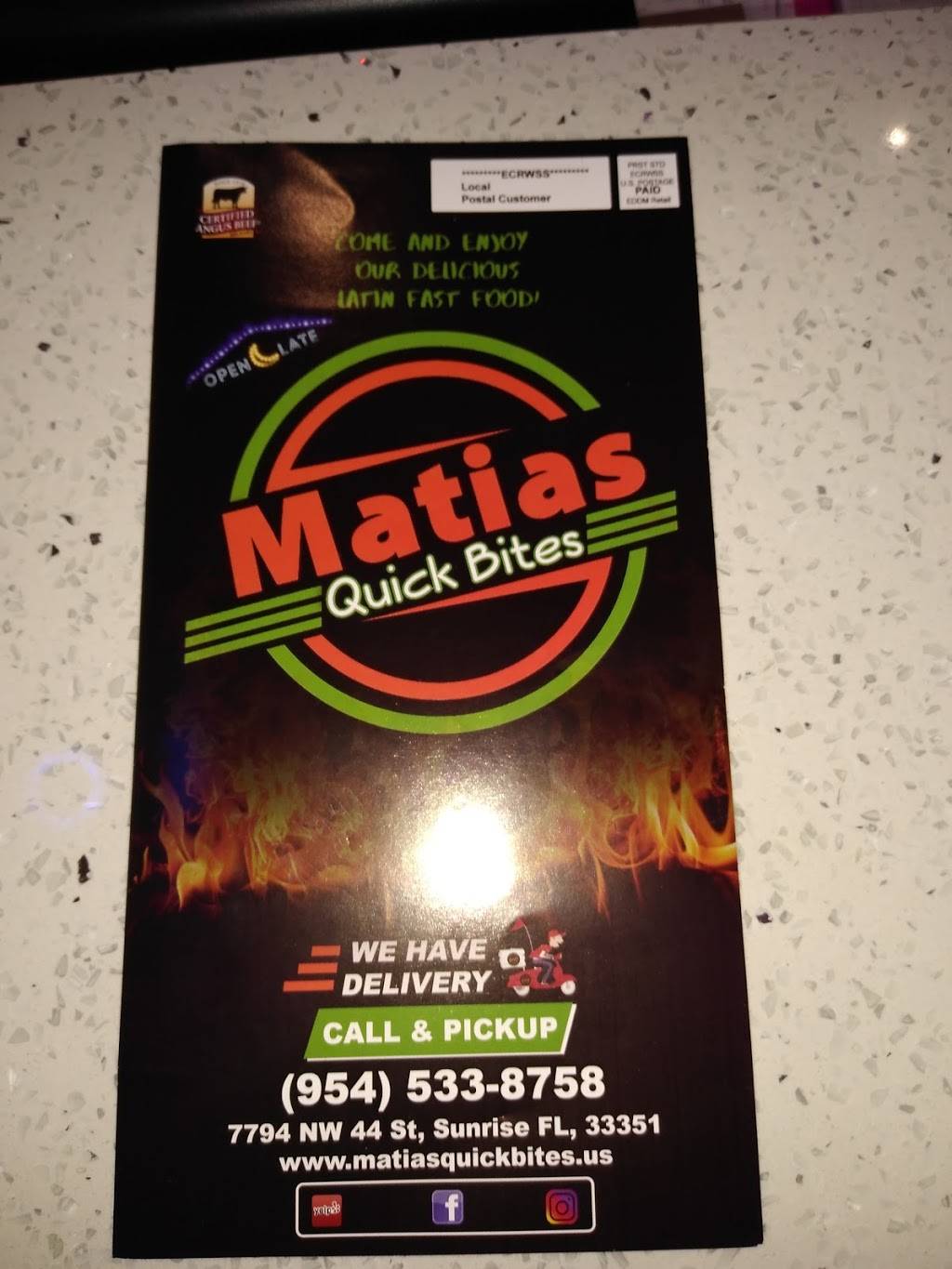 MATIAS QUICK BITES | restaurant | 7794 NW 44th St, Lauderhill, FL 33351, USA | 9545338758 OR +1 954-533-8758