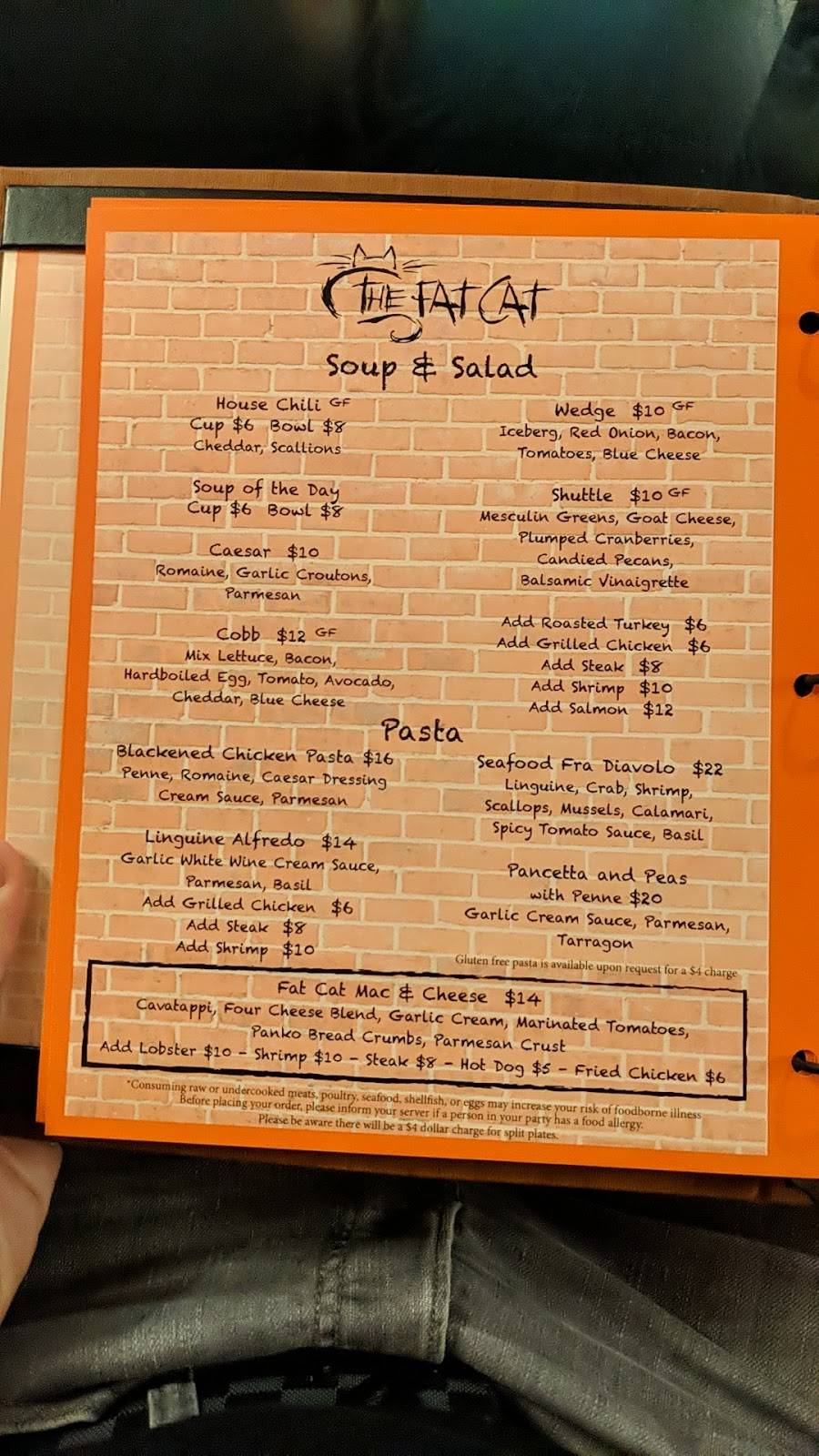 The Fat Cat | restaurant | 1495 Hancock St, Quincy, MA 02169, USA | 6174714363 OR +1 617-471-4363