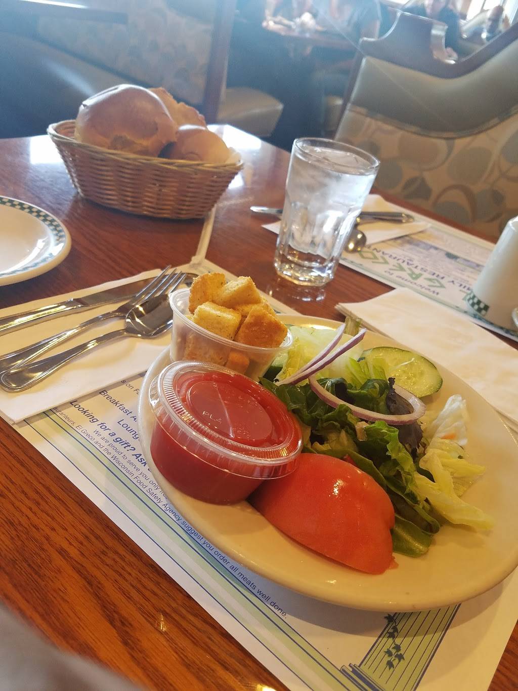 El Greco Restaurant | restaurant | 9143 W Appleton Ave, Milwaukee, WI 53225, USA | 4144620541 OR +1 414-462-0541