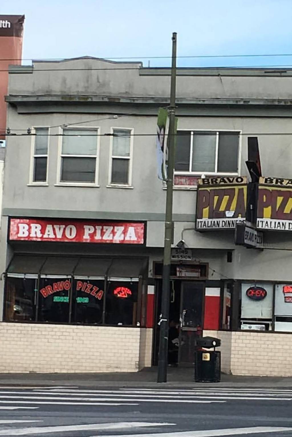 Bravo Pizza | restaurant | 5145 Mission St, San Francisco, CA 94112, USA | 4155858500 OR +1 415-585-8500