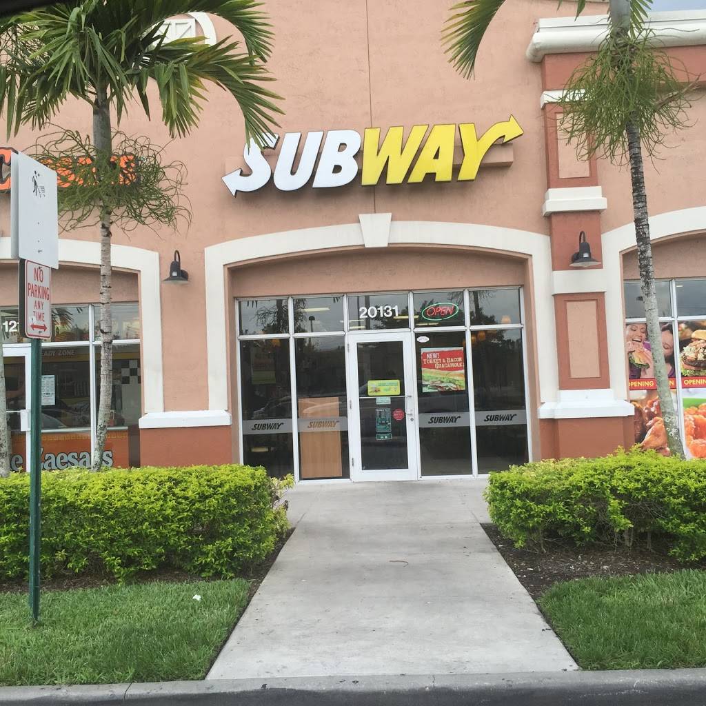 Subway | restaurant | 20131 SW 127th Ave, Miami, FL 33177, USA | 3059690149 OR +1 305-969-0149