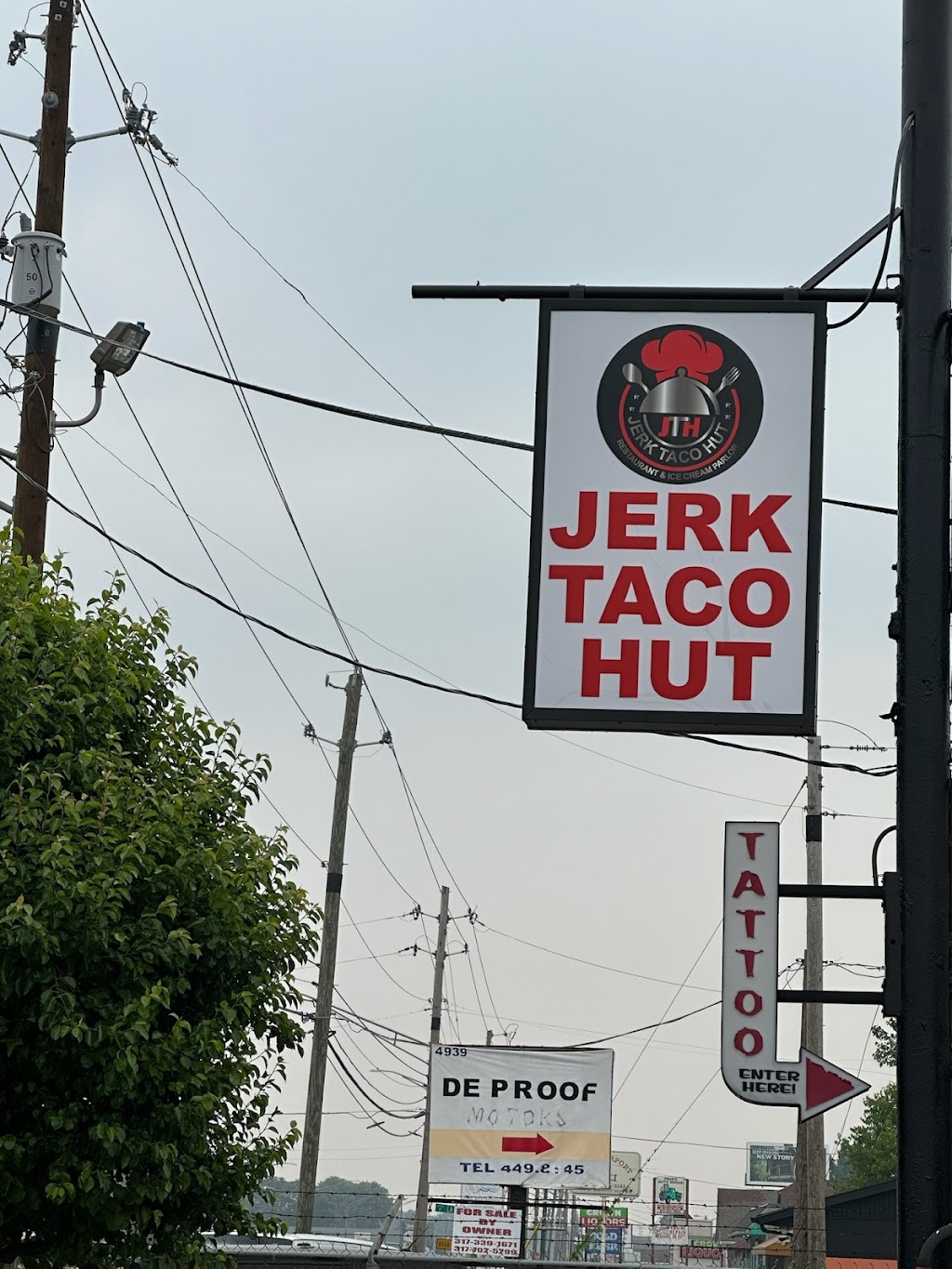 Jerk Taco Hut | restaurant | 4955 W Washington St, Indianapolis, IN 46241, USA | 3173140840 OR +1 317-314-0840