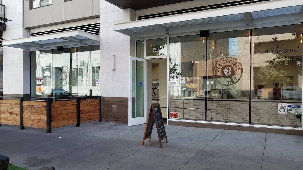 Pizza Sociale | restaurant | 448 W Olympic Blvd, Los Angeles, CA 90015, USA | 2136345444 OR +1 213-634-5444