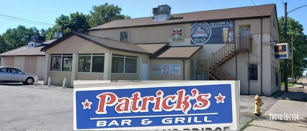 Patricks Bar & Grill | restaurant | 2900 Nameoki Rd, Granite City, IL 62040, USA | 6185011818 OR +1 618-501-1818