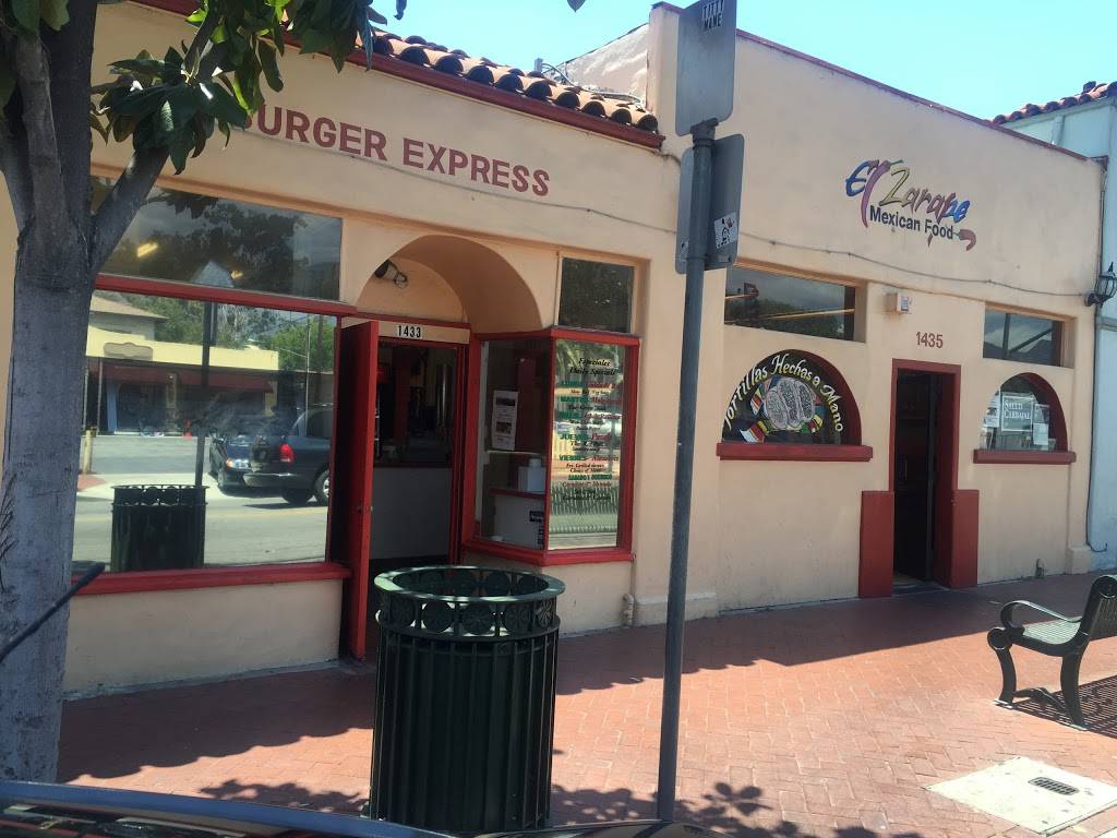 El Zarape Mexican Restaurant | restaurant | 1435 San Andres St, Santa Barbara, CA 93101, USA | 8058992711 OR +1 805-899-2711