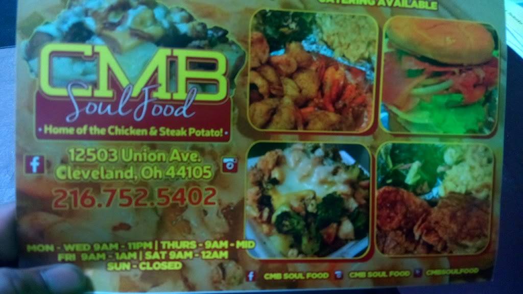 CMB Soul Food | restaurant | 12503 Union Ave, Cleveland, OH 44105, USA | 2167525402 OR +1 216-752-5402