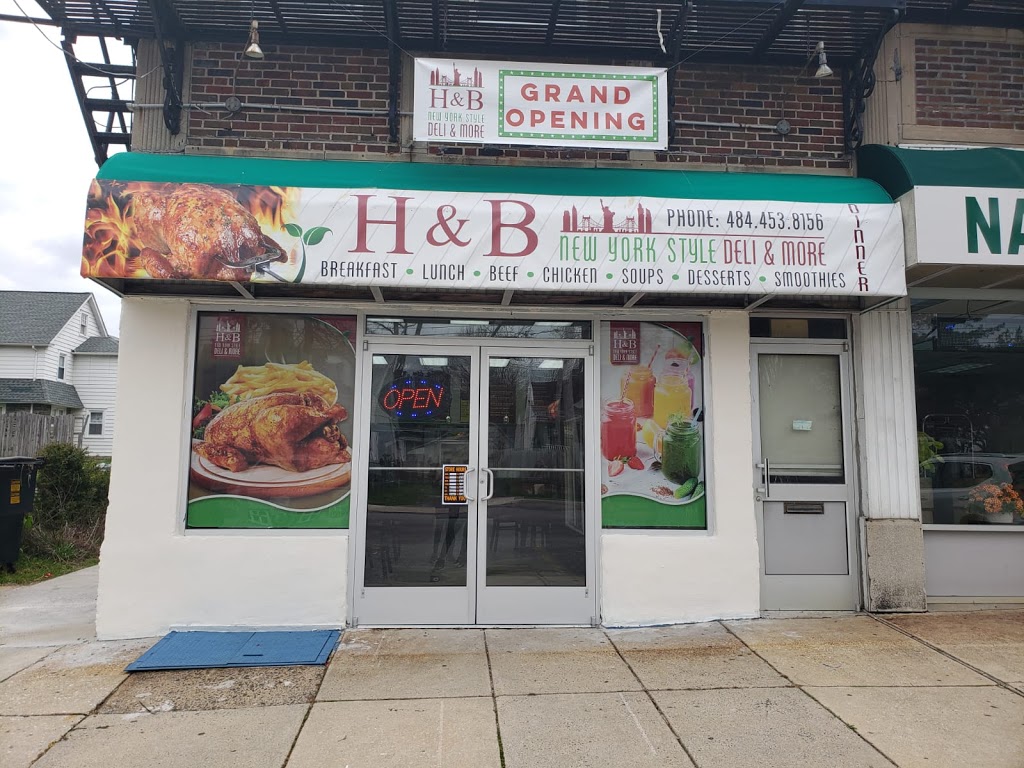 H&B New York Style Deli | restaurant | 3905 State Rd, Drexel Hill, PA 19026, USA | 4844538156 OR +1 484-453-8156