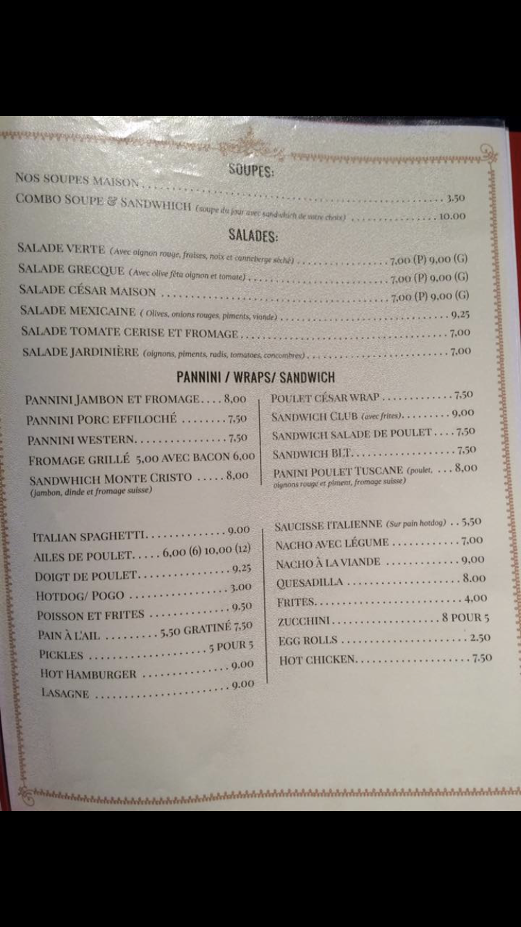 Le Café de l’île | restaurant | 224 chemin de loutaouais, LÎle-du-Grand-Calumet, QC J0X 1J0, Canada | 8196485557 OR +1 819-648-5557