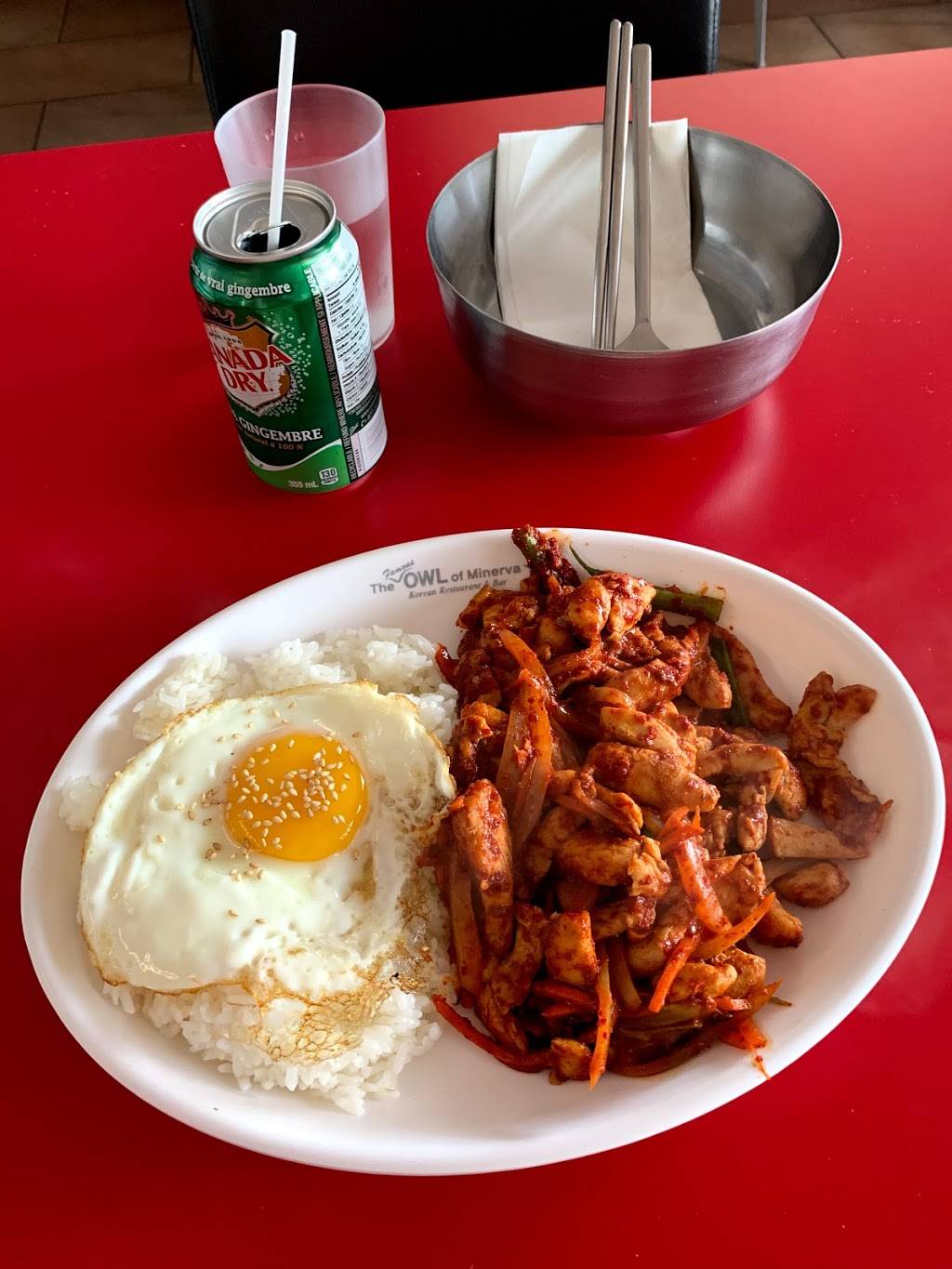 The Famous Owl of Minerva | restaurant | 129 Pedersen Dr Unit 4 & 5, Aurora, ON L4G 6V5, Canada | 9055037275 OR +1 905-503-7275