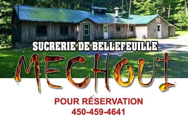 Sucrerie De Bellefeuille | restaurant | 1553 Chemin St Guillaume, Sainte-Marthe, QC J0P 1W0, Canada | 4504594641 OR +1 450-459-4641