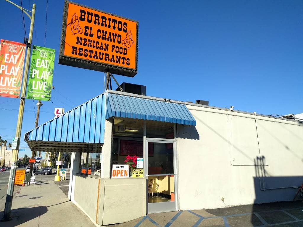 Burritos El Chavo | restaurant | 12449 Riverside Dr, North Hollywood, CA 91607, USA | 8185091071 OR +1 818-509-1071