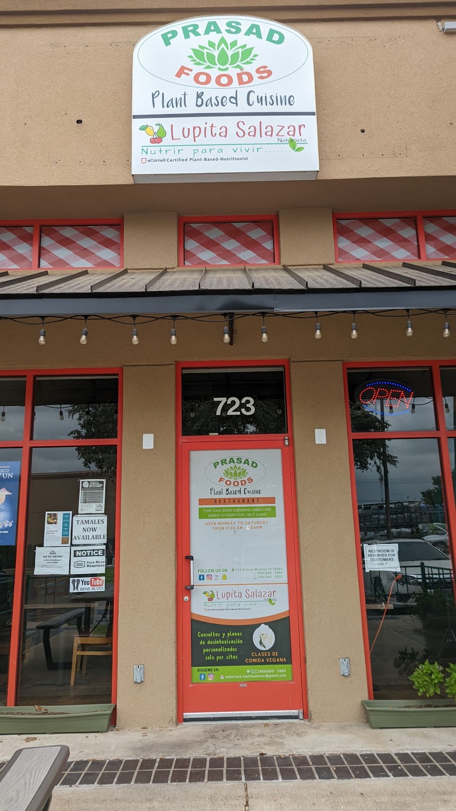 Prasad Foods | restaurant | 723 Dove Ave W, McAllen, TX 78504, USA | 9568004001 OR +1 956-800-4001