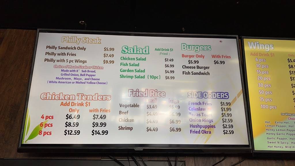 TASTY WINGS & SEAFOOD | restaurant | 2335 Augusta Rd, West Columbia, SC 29169, USA | 8035635896 OR +1 803-563-5896