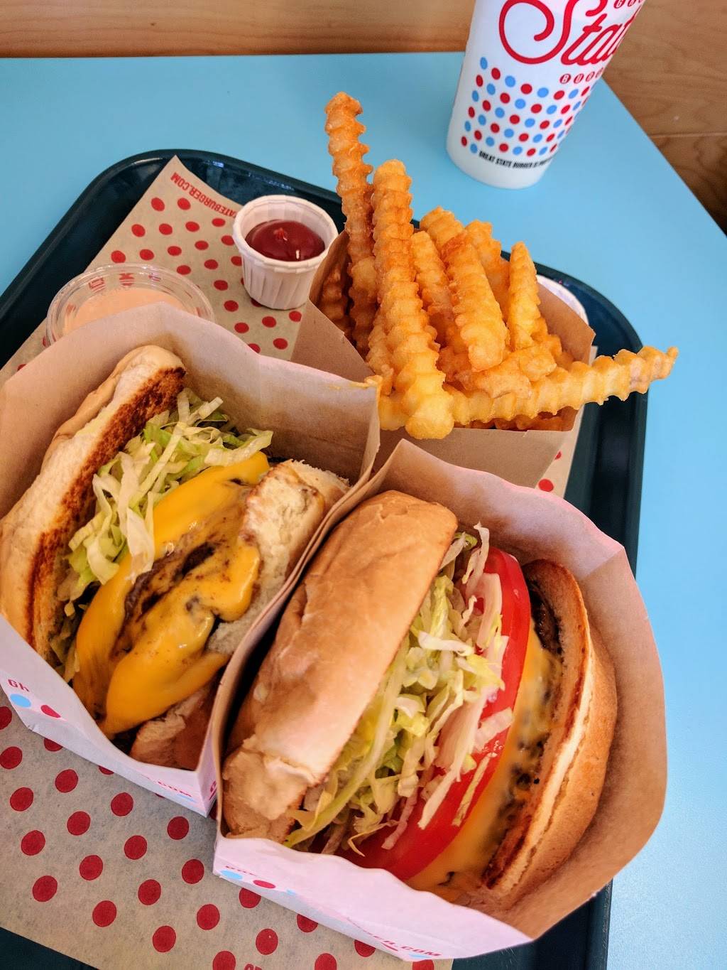 Great State Burger | restaurant | 3600 NE 45th St, Seattle, WA 98105, USA | 2067758990 OR +1 206-775-8990